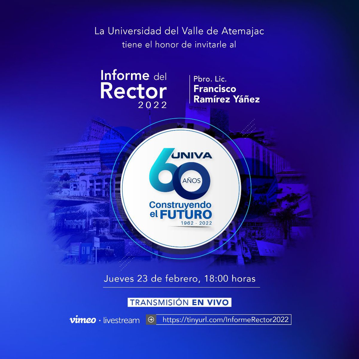 PFranciscoUNIVA's tweet photo. #23Feb Las instituciones educativas o de cualquier índole al cumplir con su deber, no deben vanagloriarse por haberlo hecho. Más bien, con humildad, aceptar lo que han dejado de hacer. #OraciónMatutina ¡Alaben al Señor porque él es bueno, y su gran amor es para siempre! (1Cró 16) https://t.co/b360Bg9BiO