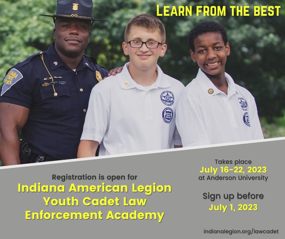 Indiana Legion on Twitter "Registration is open for the Indiana