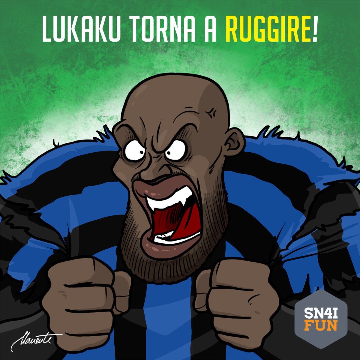 mic_manente's tweet photo. Big Rom ha segnato due gol in 5 giorni ed entrambi fondamentali. ร tornato davvero?
๐ฆ
ยท
๐ https://t.co/X29Xki6fmi
ยท
#Lukaku #Inter #INTPOR #Champions #calcio #vignetta #disegno #caricature #art #illustration #comics @RomelluLukaku9 @Inter @ChampionsLeague https://t.co/dlFbfqIdOb