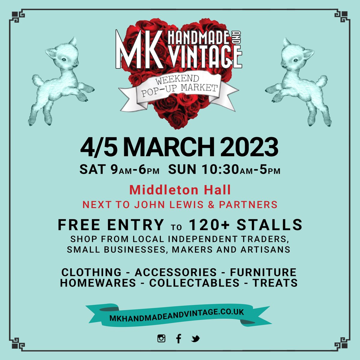 willenhospice's tweet photo. We're delighted to be bringing our love of music to you to the @MadeAndVintage spring fair next month!Our amazing Off The Record team and some specially selected collectable records, will be joining in at #MiddletonHall @centremk on the 4th and 5th of March. #willenhospice https://t.co/3bKgUfIq9P