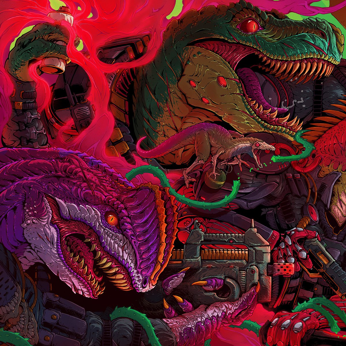 brockhofer's tweet photo. Dino Wars 4. https://t.co/4LgXELbpau