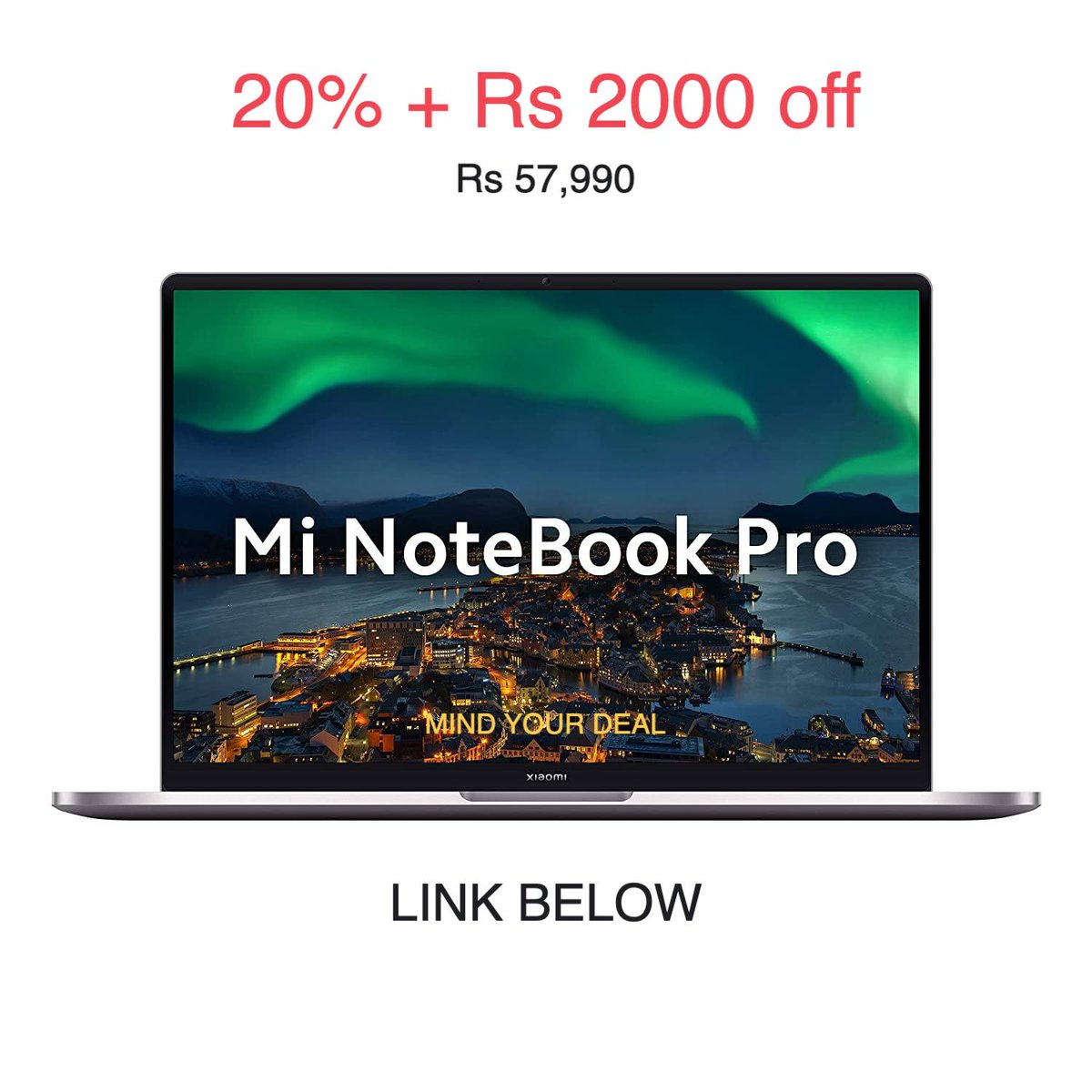 MindYourDeal's tweet photo. Rs 57,990 at 60% off + Rs 2000 off on Mi Notebook Pro QHD+ IPS Anti-Glare Display Intel Core I5
Amazon Deal- https://t.co/433oG9SRjx
#deal #sale #discount #offer #minotebookpro #minotebook #xiaomi #macbookpro #macbook #lenovo #hp #laptop #windowspc #tech #gadget #follow #like https://t.co/OT8CGDy6oY