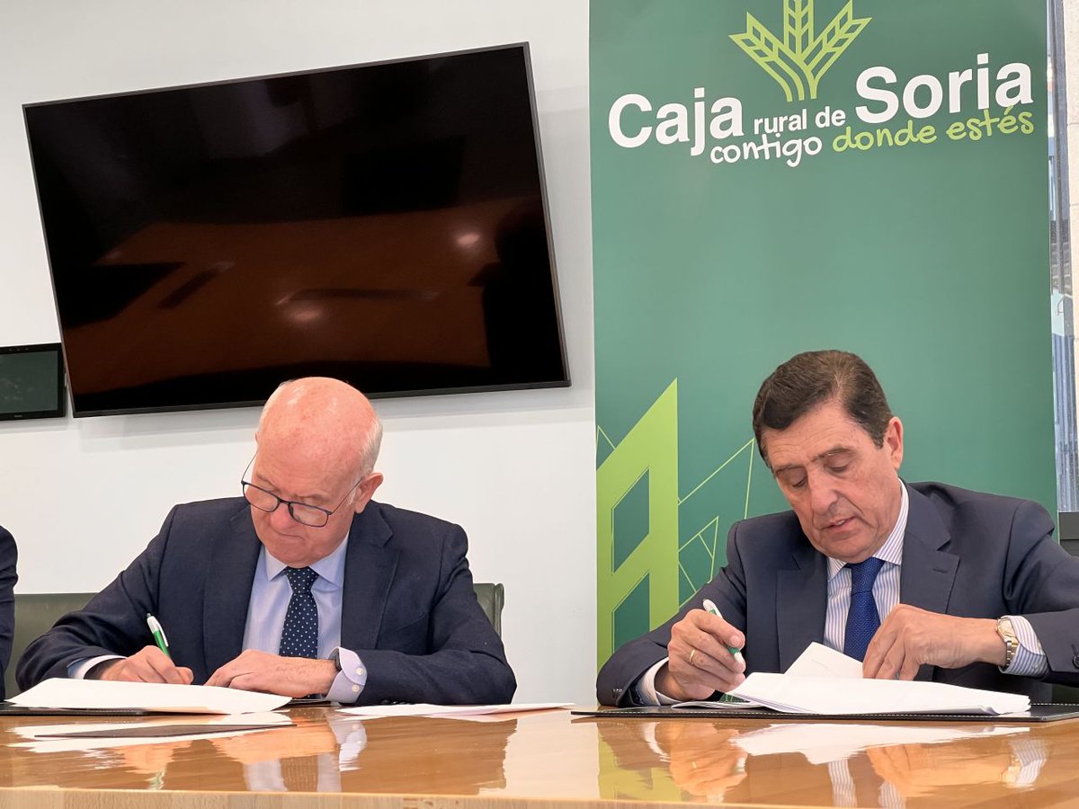 valonsadero.com (@comvalonsadero) on Twitter photo #noticias #Soria <a href="/Caja_Rural/">Caja Rural de Soria</a> Firma de convenio entre Caja Rural de Soria y el colegio oficial de médicos de Soria bit.ly/3ZbDg24 #noticias #Soria <a href="/Caja_Rural/">Caja Rural de Soria</a> Firma de convenio entre Caja Rural de Soria y el colegio oficial de médicos de Soria bit.ly/3ZbDg24