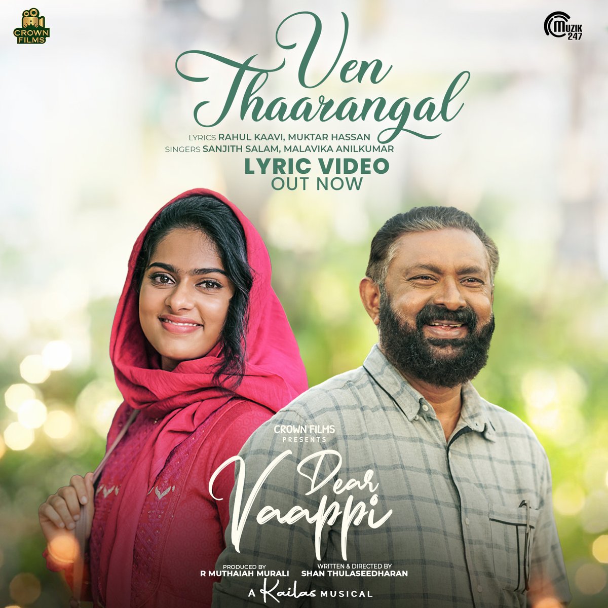 Muzik247in's tweet image. Check out the new track #VenThaarangal composed by #Kailas from #DearVaappi &amp;gt; youtube.com/watch?v=yLs5z9…