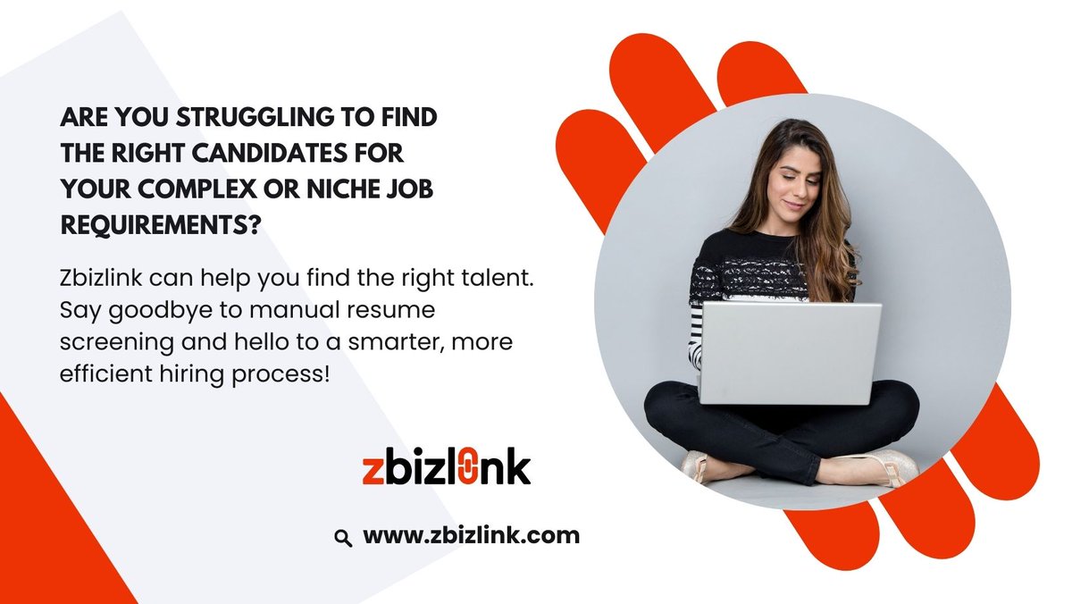 zbizlink's tweet photo. Are you struggling to find the right candidates for your complex or niche job requirements? 

https://t.co/VAXsGJ3uQu 

#zbizlink #automatedresumeanalysis #hiringprocess #talentacquisition #recruitingtech https://t.co/9LKTrR0hf5