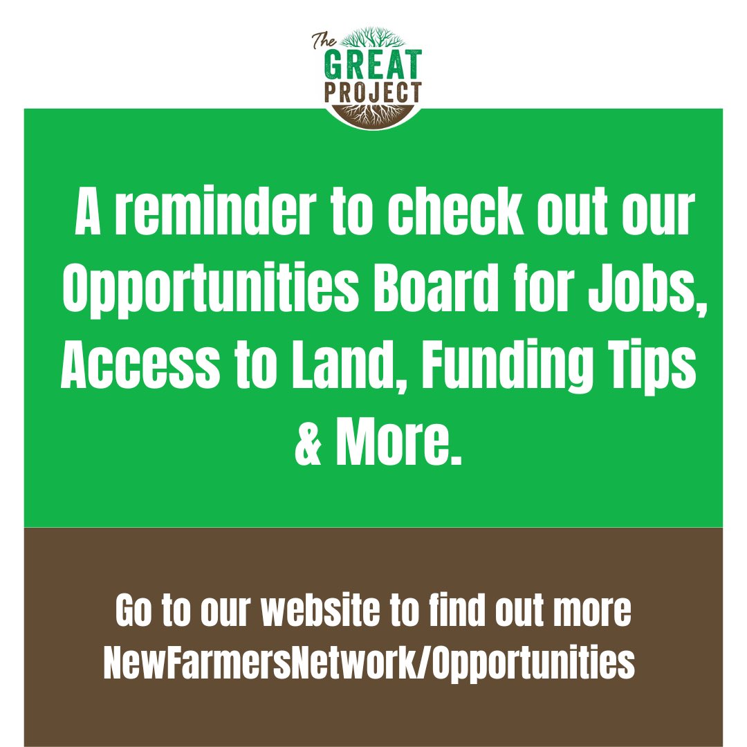 A reminder to check out our Opportunities Board for Jobs, Access to Land, Funding Tips & More.

#Agroecology #RegenerativeAgriculture #OrganicGrowing #CSA #CSANetwork #Farming #Livestock #Jobs #Gloucestershire #Oxfordshire #Accesstoland #Enterprise #GloucestershireBusiness