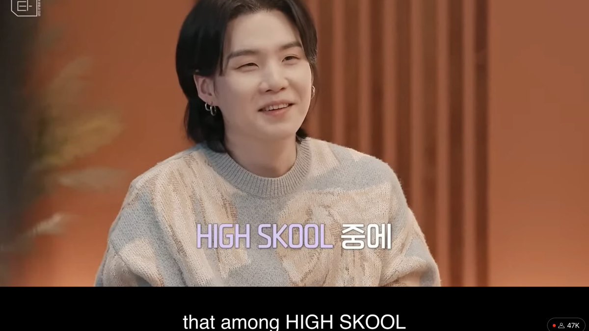 joooniehq's tweet photo. all day was playing in the background when tablo said namjoon &amp; yoongi are the most successful high skoolers ❤️‍🩹❤️‍🩹 so proud https://t.co/S1MzOcstP9