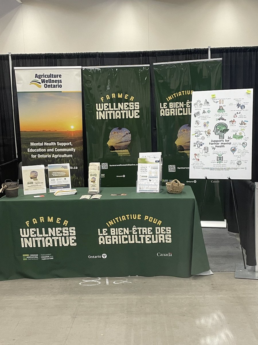 jofuller_765's tweet photo. Day 2 of @ofvc1 conference with the Farmer Wellness Initiative. Come visit and find ways to support farmer wellness! @OntarioFarms #ofvc2023 https://t.co/m4DdjKVuwM