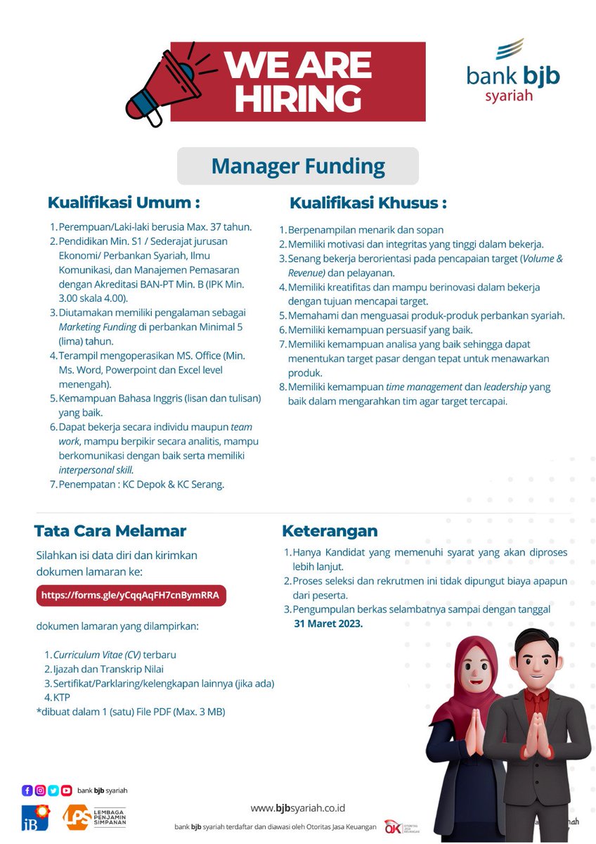 Intandwtp's tweet photo. Malem Mincot @hrdbacot dan Bang Eza @ezash Aku izin share loker kantorku yaa, untuk temen2 yg fit sama kualifikasinya boleh langsung apply ke link ini: https://t.co/V7pShCouwl thank youu!✨️ #lokercot https://t.co/fR1DLYmi7z