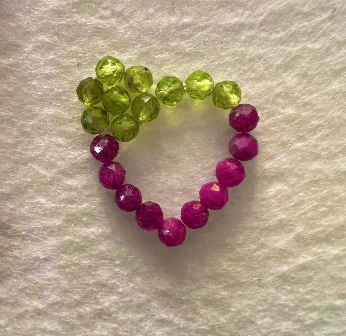 Peridot, rubies, and a wee reminder to the Indigenous women who are showing up today to take seats at tables not built by or for us: I am proud of you. It’s okay to be nervous, but remember: you are exceptional, and your hearts and minds will change the world.