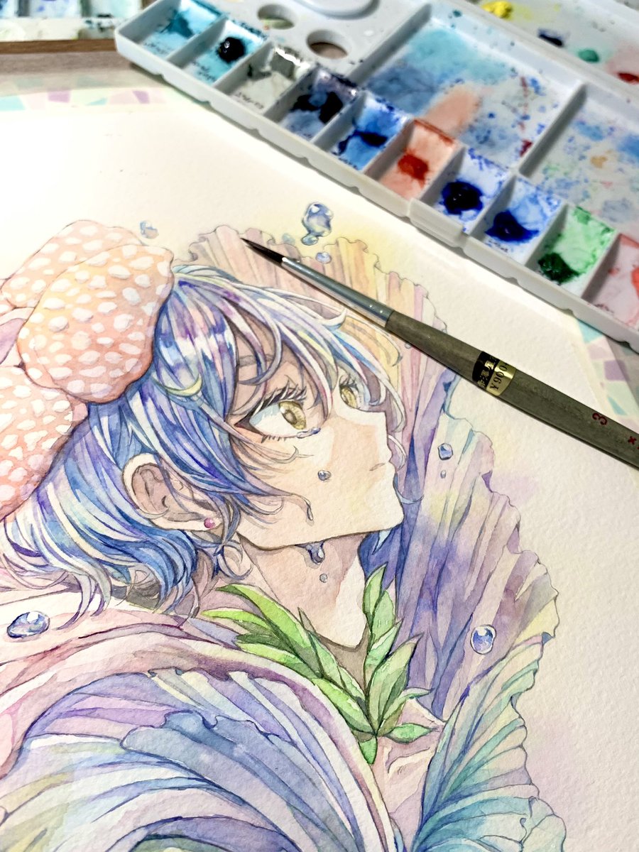 アナログ絵で魅せてみよ見て 」|黒抹茶🧪 コミティア144【J22b】の