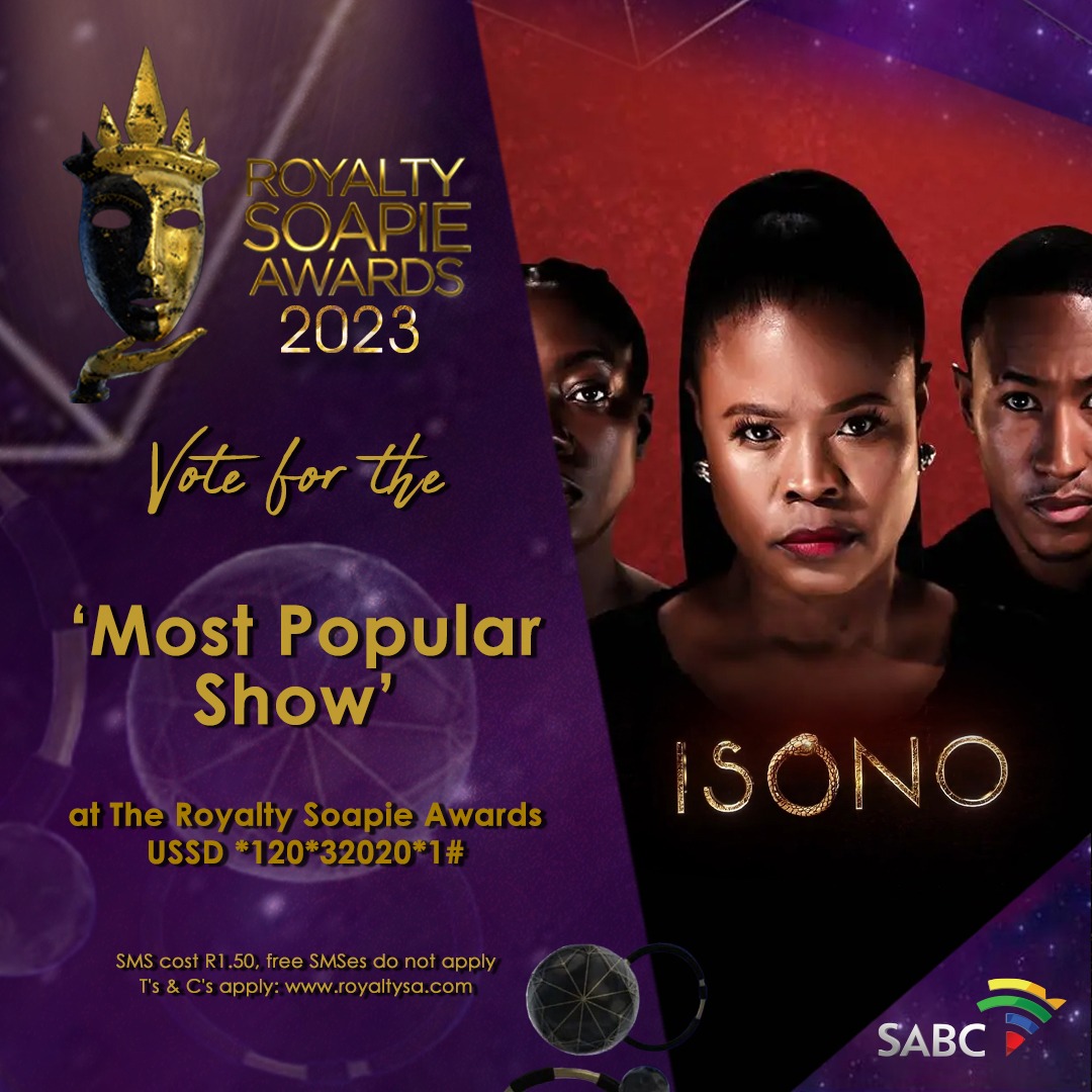CMPTVee's tweet photo. Dial *120*32020# and vote for #IsonoBET as Most Popular show for the upcoming Royalty Soapie Awards π€© let's bring it home!
#CliveMorrisProductions #6RSA #AnEveningAmongStars #PublicVote #MostPopularTelenovela https://t.co/HrFQ0ne5Iy
