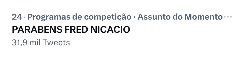 Fred Nicácio 🤴🏾 tweet media