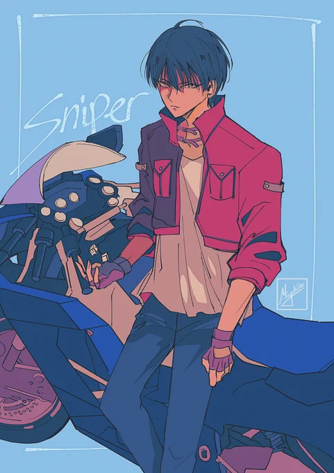 [YYH[ Another quick drawing since I finished my previous drawing way early! Sniper (Kaname Hagiri) ! 