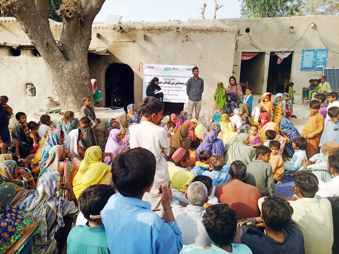 ShifaWelfare's tweet photo. BBCM and VC formation activities in targeted villages of District Qamabar Shadadkot under Emergency support project with the support of #ConcernWorldwide #USAID #BHA
#SHIFA #SDGs2030 #ConcernWW #TVO #floodresponse2022 #WASH #BHA #USAID #USAIDPAKISTAN https://t.co/y2SfVgCUXN
