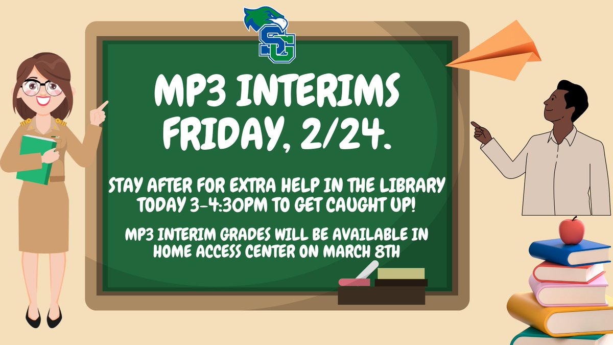 HawksSG's tweet photo. Make sure you are all caught up, Hawks! We are 1/2 way through MP3 already! Let's Gooooo. @ChadHarrisonSG @fhansonic @SarahOlsavsky @drjconnor299 @StGGuidanceDept https://t.co/nnz0ZgCh3M