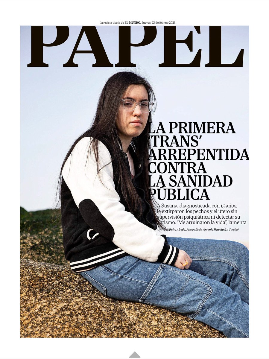 MamelaFialloFlo's tweet photo. Así lucen las “infancias trans”.
A los 15 años le extirparon el útero y amputaron sus senos.
Todo financiado con los impuestos ciudadanos. La “salud pública” al servicio de la Agenda.
“Me arruinaron la vida”, lamenta.
Amputar no es empatía
#DETRANSDemandan
#NoContabanConLasMadres https://t.co/lmMvTKIJfV