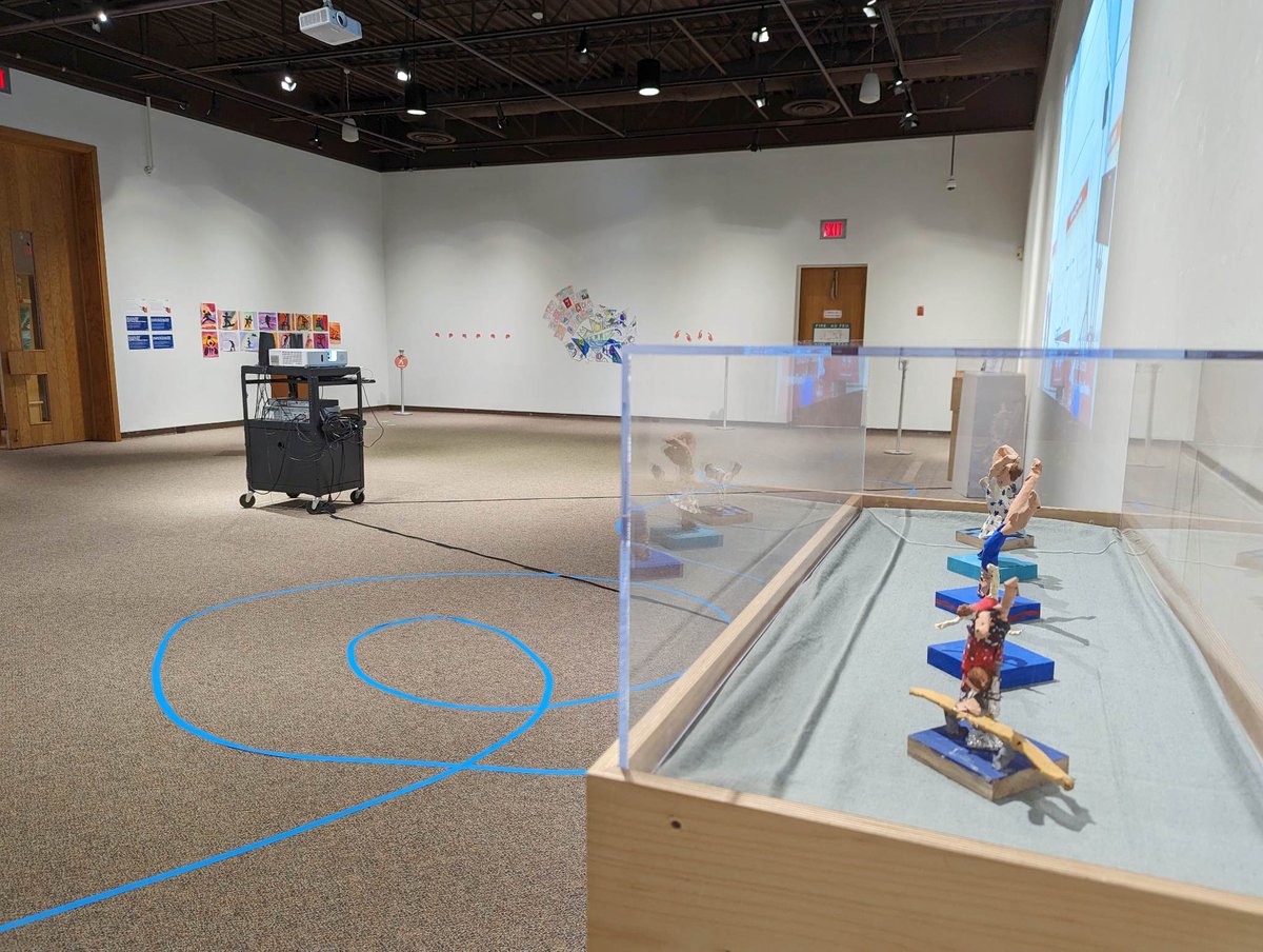 EptekCentre's tweet photo. Eptek has TWO new exhibits on display! In our main gallery join in on the fun by exploring the Canada Games theme of "Sparking Greatness" through student art at the Eptek Art &amp; Culture Centre! https://t.co/mfJhFD0d6r