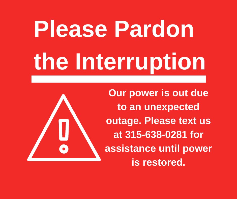 LousCarCare's tweet photo. Our power is out! Please text us or email us at service@louscarcare.com in the meantime. We apologize for the inconvenience. We will let you know once power has been restored. Thank you! https://t.co/sG0zxUBOf5