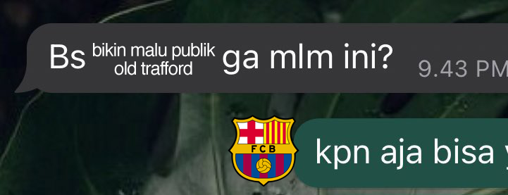 idextratime's tweet photo. Only King Barca yg avail malam ini 😎👑 https://t.co/Tn79XRdobY