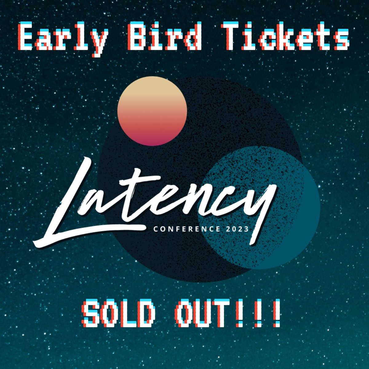mechrocklette's tweet photo. OH YEAH!!
@LatencyConf Blind Bird tickets sold out in record time.
Waitlist is open now for the next wave of tickets which will be the last discounted round.
Sign up and keep an eye on your email for when they go on sale.
#latencyconf #latency2023 #cloud #perthconference https://t.co/JtouoIOZJm