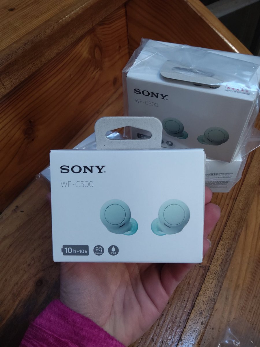 BenONeillRecord's tweet photo. These! #Sony Ear buds, pods, whatever you wanna call 'em
In a sage green
🌟 🌟 🌟 🌟 🌟 5 Star Award-winning
Wireless stereo headset
💧 IPX4
🔋 10h plus 10h
€69 #BenONeillMusicShop #Dungarvan #50yearsofmusic #sonydealerdungarvan https://t.co/obeVCNVSDW