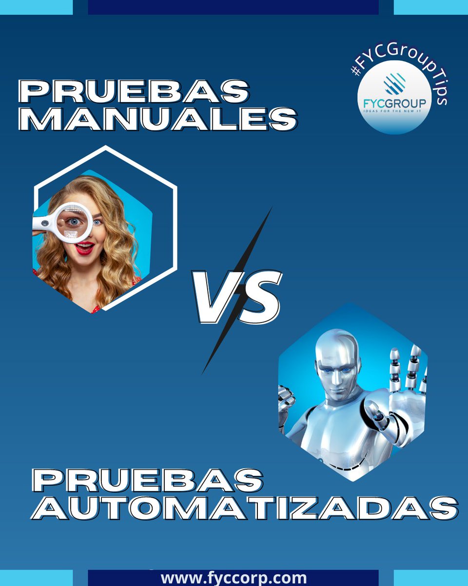 fycgroup's tweet image. 🐞Hoy en #FYCGroupTips  🐞

🤔#PruebasManuales vs. #PruebasAutomatizadas.
📝▶️Miralo aqui: bit.ly/3ZhLrK8

#SoftwareTesters #SoftwareTesterLife #QAServices #ManualTesting #QualityAnalyst #QATesters #PruebasdeSoftware #PruebasInformaticas #CalidaddeSoftware #FYCGroup