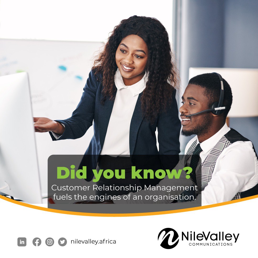 CommunityNile's tweet photo. Client relationship management does not only benefit your customers but your business/organization too.

It empowers all teams in an organization;
• Management 
• Sales and marketing 
• Customer/client experience
• Human Resource 
• Monitoring and evaluation

#CRM https://t.co/qyQHoiLmCG