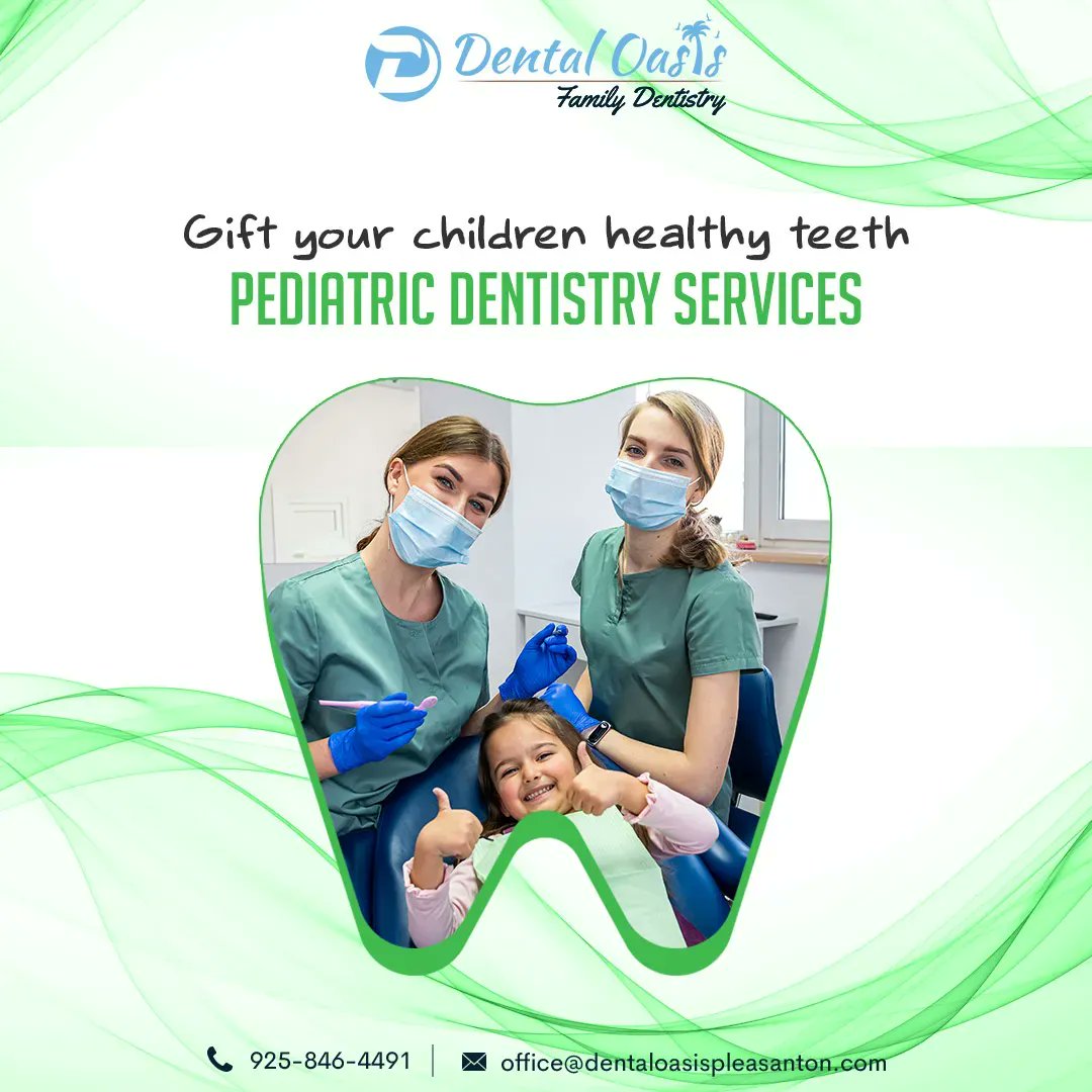 Gift your children healthy teeth with advanced pediatric dentistry services. 

buff.ly/3UEPdL5 

#PediatricDentistry #PediatricDentistryServices #DentalCare