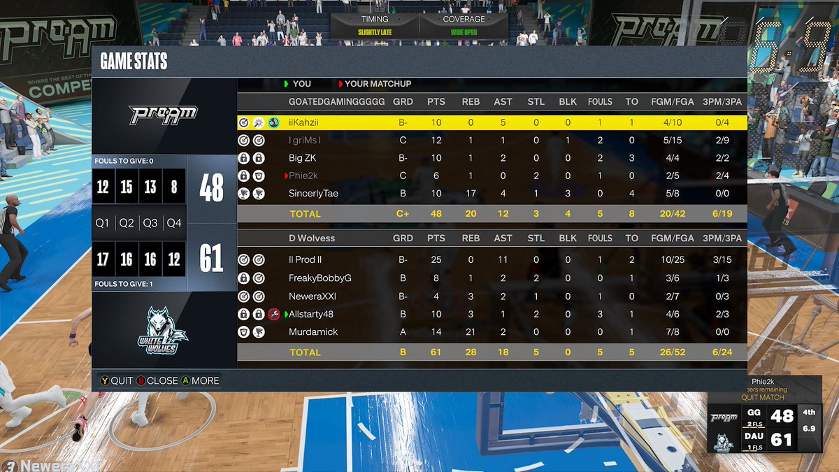 Last night for season 7️⃣ we had team White WOLFS 🐺 vs Goated Gaming 🐐.Team White WOLFS put paws 🐾 on the goats in 2 games 🎮. <a href="/2kProAmENews/">Elite Ballers News 📰</a> <a href="/BlkFrankWhite1/">TheBlkOne</a> <a href="/birdman4o4o/">iM xBirdman🌐</a> @ItzShowtime2k <a href="/OGKINGCURT/">Curt 🌰</a> @ProamLegends <a href="/Prospect_AP/">Prospect AP 🌐</a> <a href="/VICEProAm/">Vice Esports</a> <a href="/WarDawgs10/">Brazy GanG Clan Page</a> <a href="/C4Tsunami_/">C4 Tsunami</a> <a href="/SMG4023/">Ski Mask Gaming</a> <a href="/ATP_BOYS/">Atp</a>