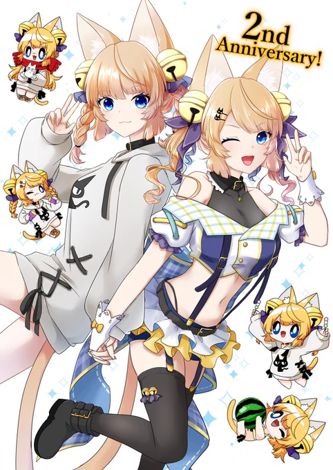 完成まで時間がかかっちゃったけど改めてりゃうかちゃん2周年&amp;7777人 達成おめでとーーー!!!!!!いつも遊んでくれたり描いた絵を見てたくさん喜んでくれてありがとう!これからもずっと応援し続けます!!!だいすきー!!#いりゃすと 