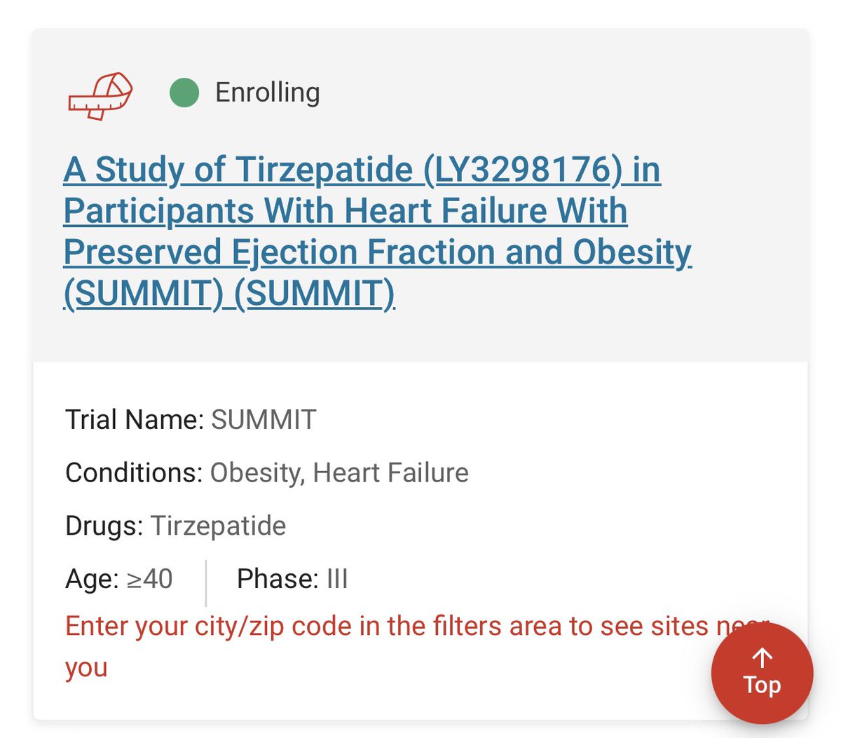 MichaelAlbertMD's tweet image. Eli Lilly still enrolling 4 Phase 3 trials for Tirzepatide:
—
SUMMIT=HFpEF
TREASURE-CKD=Ob-T2DM-CKD
SURMOUNT-OSA
SURMOUNT-MMO=M&amp;amp;M in Obesity

That’s on top of the various other SURMOUNT trials that have already completed enrollment. 
⬇️
Deep Pipeline to validate tirzepatide for…