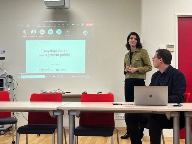 bendreveton's tweet photo. Une journée de recherche au @LabCerege consacrée au Management Public.  Merci à Manel Benzerafa-Alilat pour sa venue et pour ses échanges motivants ! 
@IAEPoitiers @UnivPoitiers @UParisNanterre #CEROS @thomasstenger @coussi @Reyesgregory3 @PmpRevue @Igpde_recherche https://t.co/AuYGkL7lHg