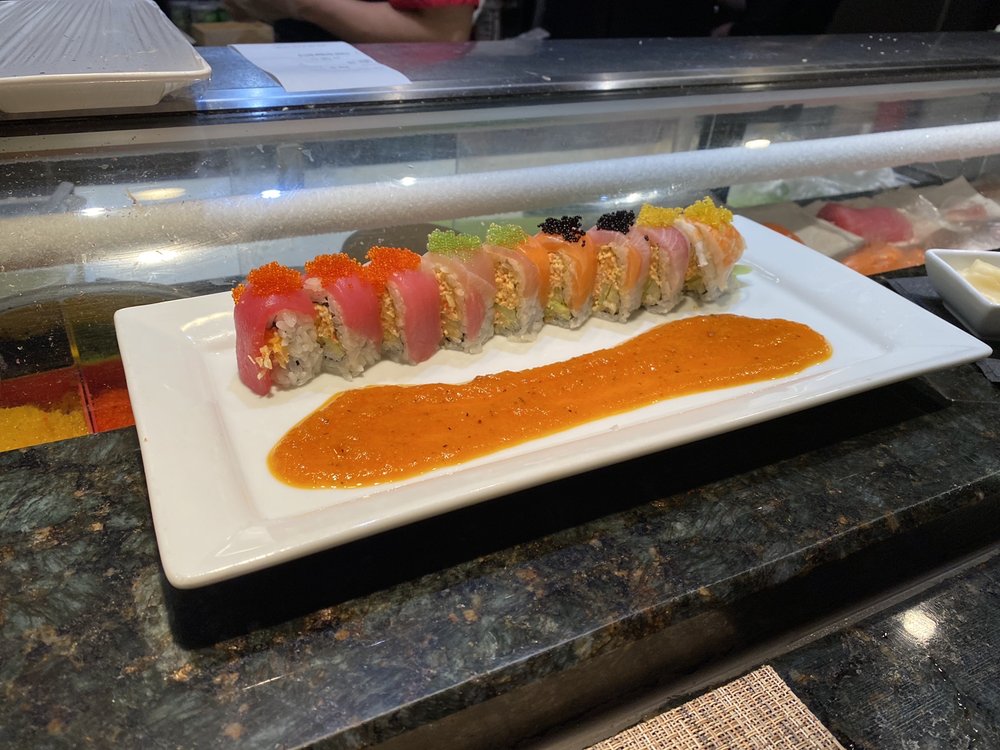 Edoko_Frisco's tweet image. A little drizzle and a lot of dazzle 💫 Just L👀K at that gorgeous plate of exquisite sushi! Our French Rainbow Roll is the move! 🌈 #RainbowRoll #FrenchRainbow #Sushi #EdokoFrisco #SushiHolics #FriscoTx #FreshRolls #FriscoEats EdokoFrisco.com