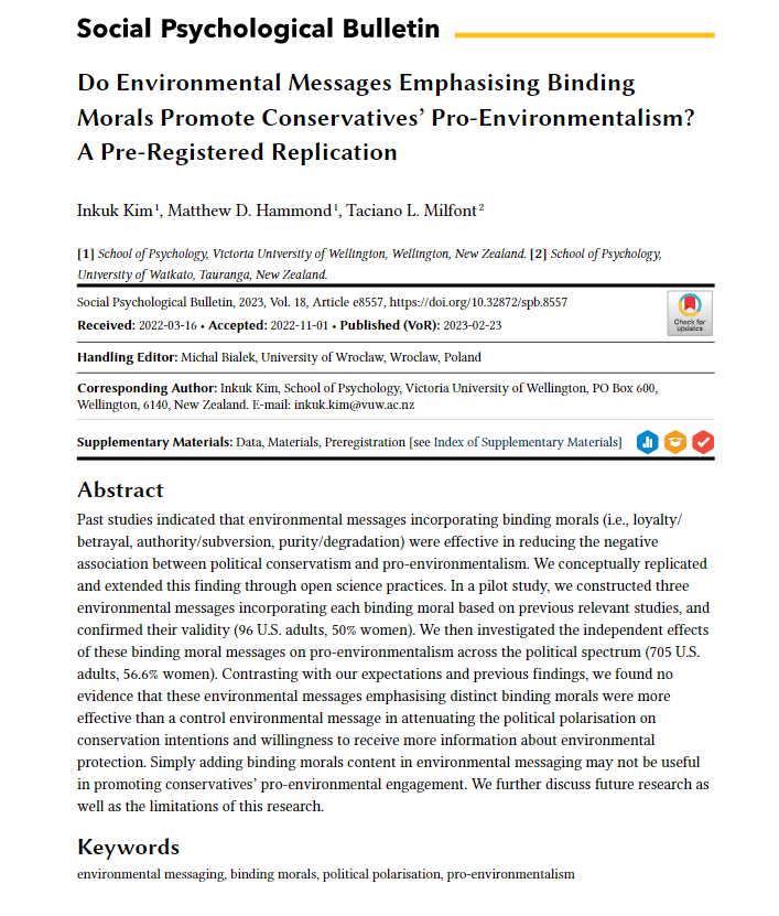 Social Psychological Bulletin tweet media