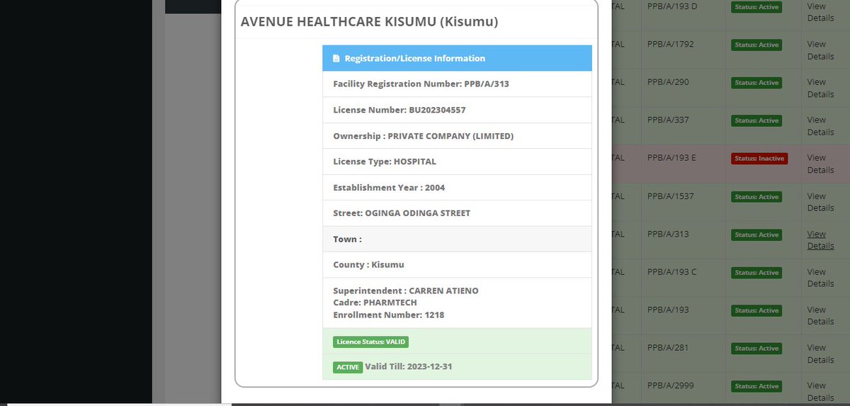 libeyabethwel's tweet photo. 1. @AvenueHospital 

@avenuehospita Thika Branch - Level 4

@avenuehospital Kisumu Branch - Level 4

Superintendents: Pharm-Techs❌❌ https://t.co/cewq0x1BfA