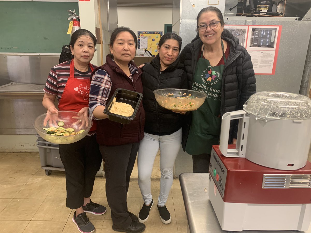 zzamo6's tweet photo. I will never tire of saying that buying equipment is not enough. We have to invest in proper training in order for our cooks to be able to use the equipment to its fullest potential. Only then will we get our ROI in better food for students. https://t.co/ldFUj1bWlb