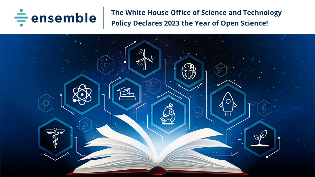 EnsembleDC's tweet photo. Did you know that the White House Office of Science and Technology Policy (@WHOSTP) has declared 2023 the Year of Open Science? Read about OSTP's plans to promote national open science policy and accelerate innovation:  https://t.co/dl0l0CBGox https://t.co/3uvzHsiQ5x
