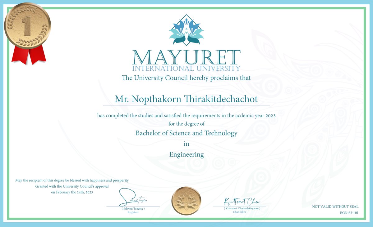 report_MYU's tweet photo. #MYUgraduation 

วิทยาศาสตรบัณฑิต เกียรตินิยมอันดับ 1 คณะวิศวกรรมศาสตร์

นายนพธกร ธีรกิจเดชาโชติ

@ARTT_MYU https://t.co/X3uekp5d18