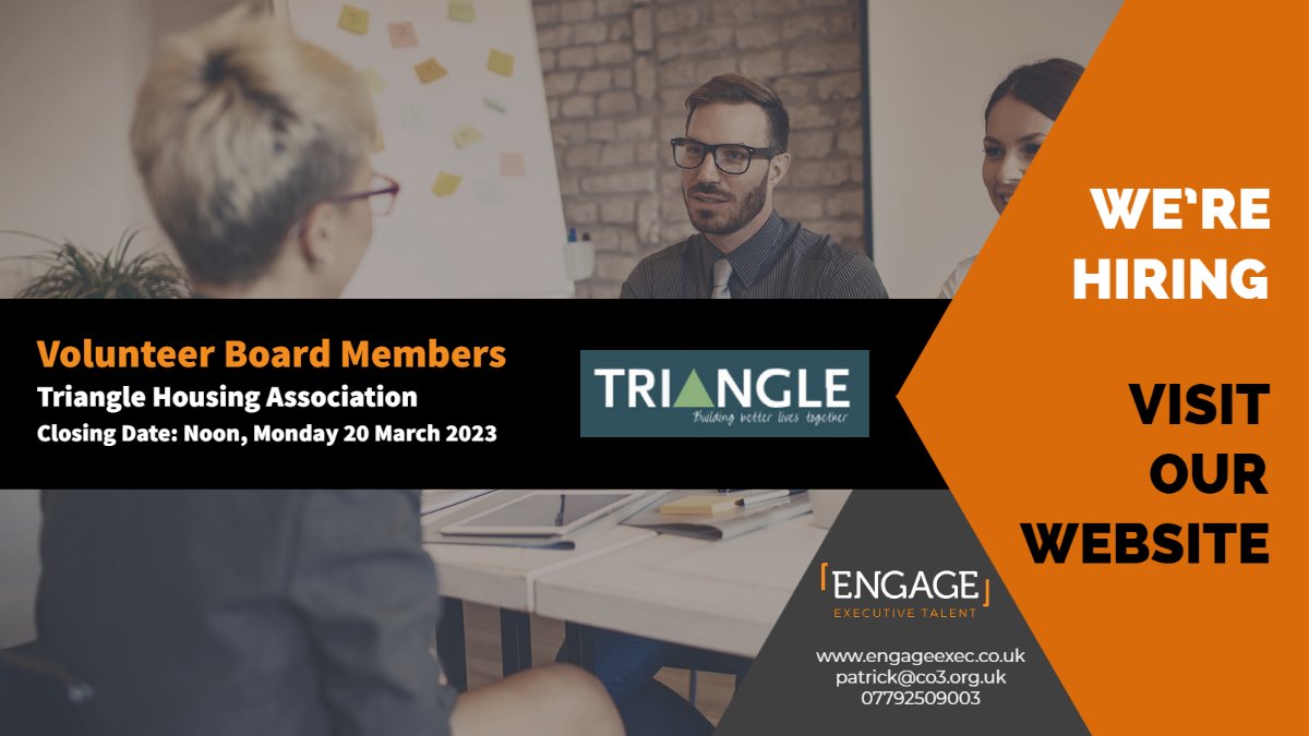 Engage Executive Talent on Twitter "We are seeking volunteer board