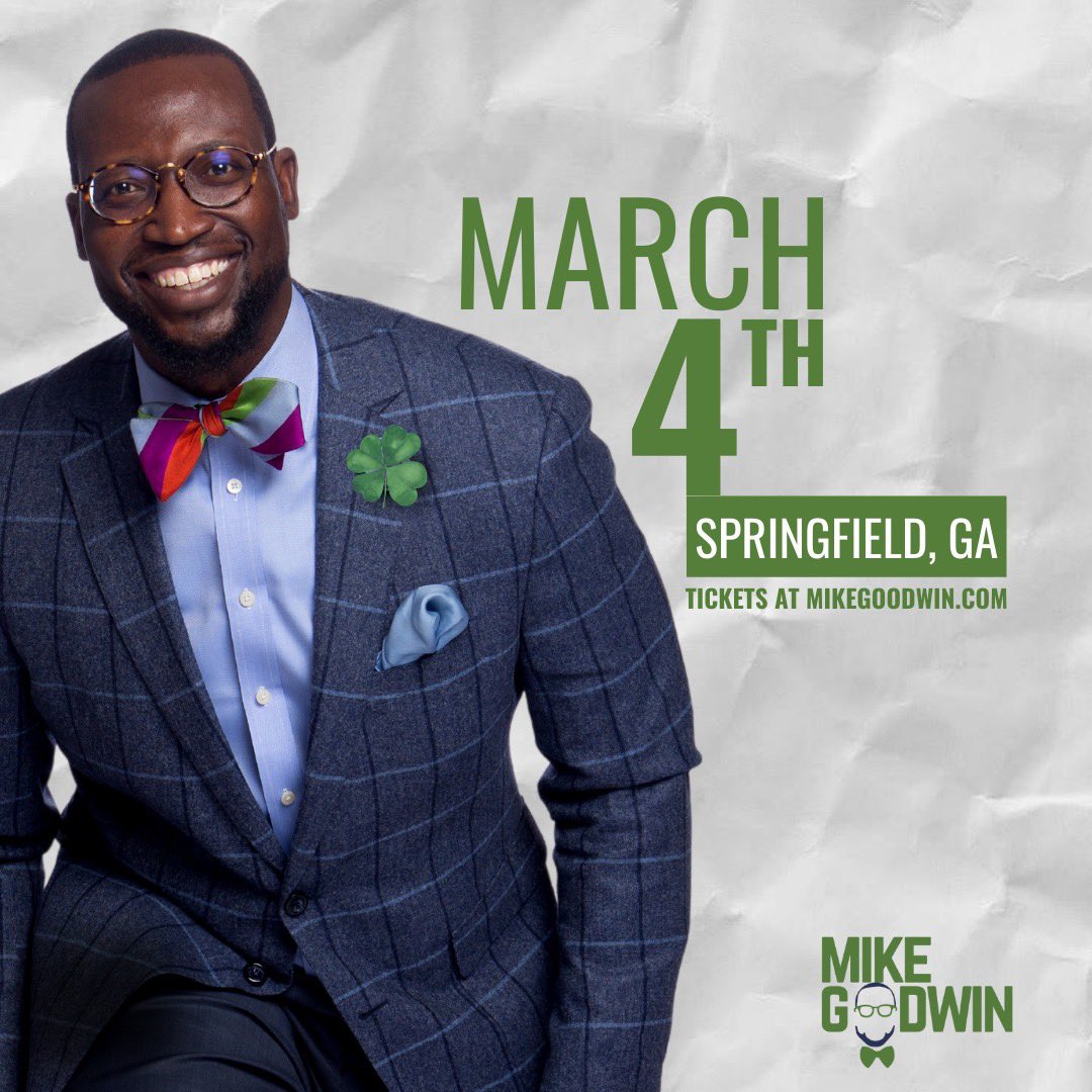 RozalynnGoodwin's tweet image. Who is in or near Springfield, GA? Hilton Head, Savannah and Ridgeland counts! 🙋🏽‍♀️

See Comedian Mike Goodwin live Saturday, March 4!

Get tickets here 👉🏽 mikegoodwin.com/upcoming-shows…

#springfieldga #savannahga #hiltonheadsc