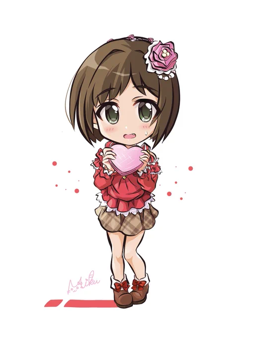 誕生日猫の日も終わったけど( '・ω・`)修正去年のみくにゃん SDまちぶせキャット微妙に違った髪飾りとチョコは修正せず#前川みく  #前川みく生誕祭2023 