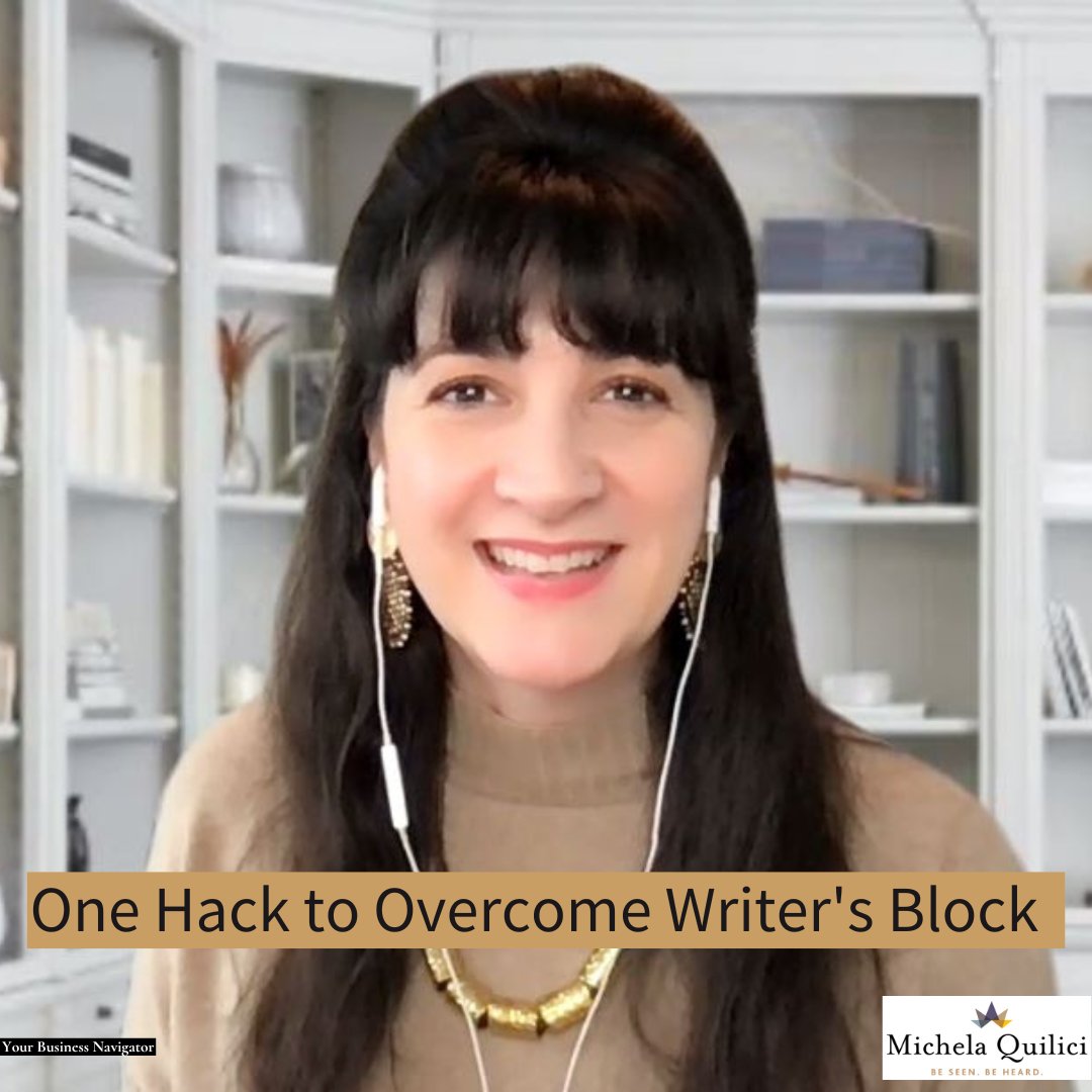 This one hack gets my jumbled thoughts out of my head and onto paper. If you’re a #businessowner with #writersblock or #analysisparalysis, this one’s for you.