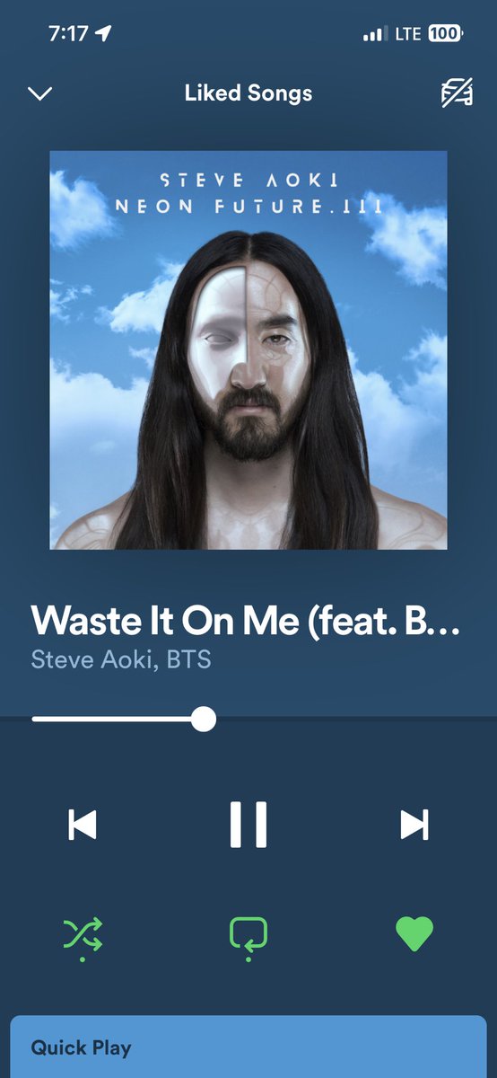 bunbobaee's tweet photo. was taking my son to school and scrolling through Spotify and he was looking and screamed out  excitedly “JESUS!!!!” when he saw this song. 😭😭 

@steveaoki @bts_bighit https://t.co/IhaPf6c6eZ