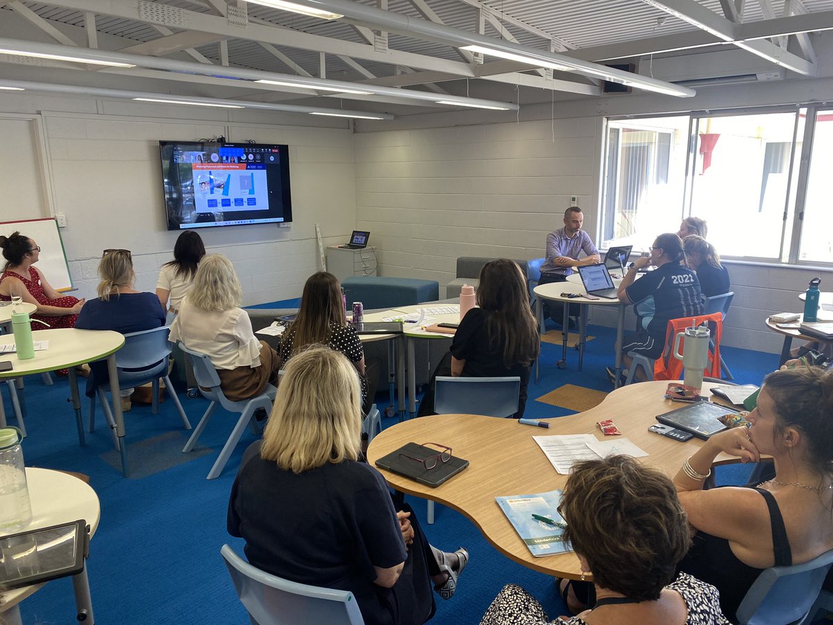 simon__martino's tweet photo. An important PL this afternoon creating alignment in wellbeing for our Pk-12 @NewmanCollegeWA community #familyspirit #shinethroughdiscovery @LucieMc80 @MrRyanvB @eddibatts @JustinKirry @Catheri24556786 https://t.co/cGFru0mr7O