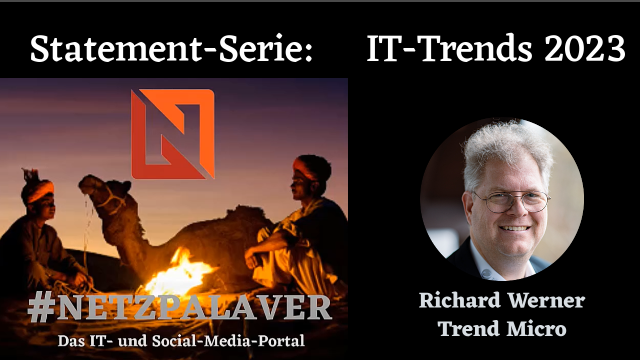 netzpalaver's tweet photo. Welcher IT-Trend ist der ausschlaggebendste in 2023?
Statement von Richard Werner, @TrendMicroDE
Statement von Sebastian Schreiber #Syss
Statement von Zac Warreb, @Tanium
#Security #Cybersecurity #ITSecurity
https://t.co/Uc3lf2uxjI https://t.co/rZggsC9z9F