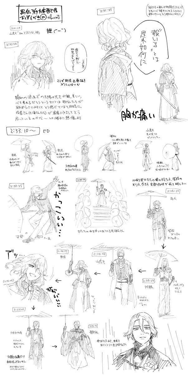 禺伝 大楽配信おぼえがき⑩ 本編これで終わり!あと1枚おまけ描く 