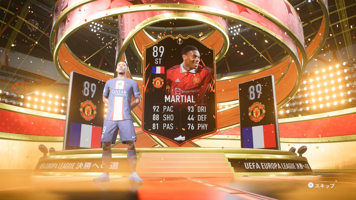 7Shomar's tweet photo. 83×10名から登場！マンU絶大勝って！#PS5Share, #FIFA23 https://t.co/MxVjrUFoau