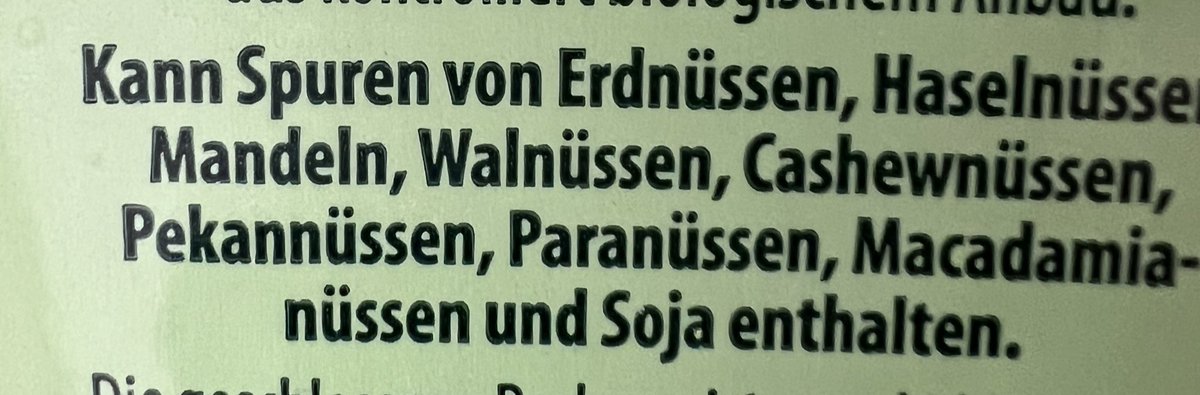 ArtbyRhoxy's tweet photo. Followerpower ist gefragt.
Gibt es ein Milchersatzprodukt,welches NICHT diese Spuren von unten genannten Dingen (Ausnahme Soja, das wäre Ok)enthält?
Wenn ja, welche Firma und wo zu bekommen?
Vielleicht könnt ihr für mich falls ihr solche Produkte nutzt mal nachsehen.
Thx! https://t.co/U6n1jUdyFh