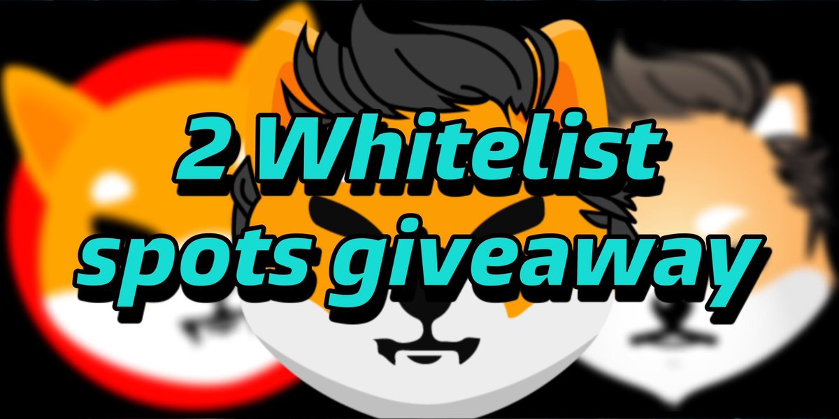 Shibelon_MOON's tweet photo. 🎁 2 WL spots #Giveaway ! 
[✨NEW✨]

Tasks:
1️⃣ Follow us
2️⃣ Like/RT this
3️⃣ Tag 2 friends

⏰ 10 hours

#SHIBELON #SHIB #Floki #DogelonMars #100xgem #Whitelist https://t.co/sGbx88CpH6
